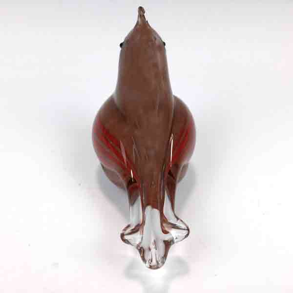 Glass Female Cardinal by Christopher Sherwin - Image 2